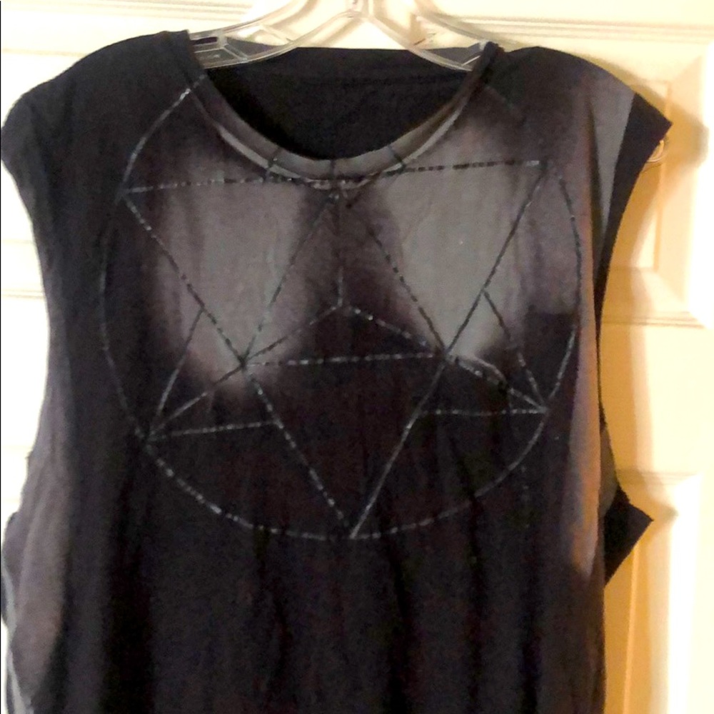Punk rock goth cotton kill city widow tank top